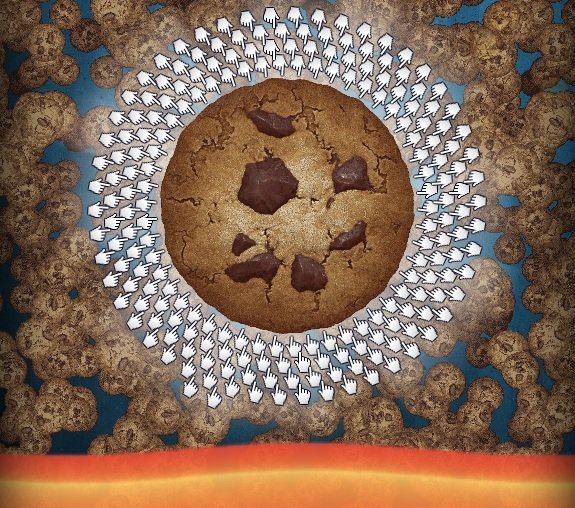 Cookie Clicker pro Internetový prohlížeč.