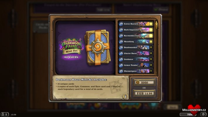 Obrázek ke hře Hearthstone: Madness at the Darkmoon Faire