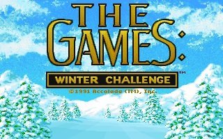 The Games: Winter Challenge pro DOS.